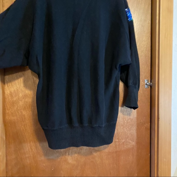 Vintage Sequin Flower Batwing Sweater size 2X - Picture 7 of 7